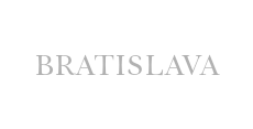 Testo grigio BRATISLAVA su sfondo bianco, indicando una delle sedi internazionali del team legale DiDiritto
